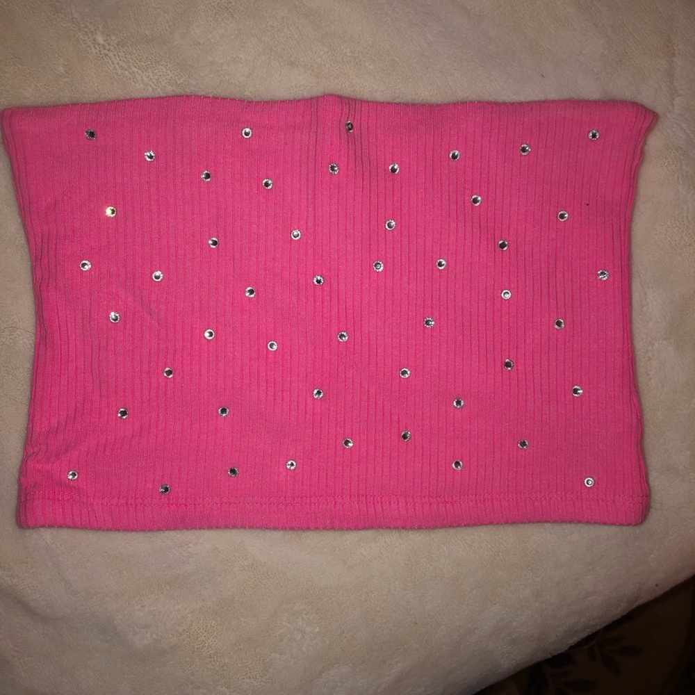Rare LF crystal tube top